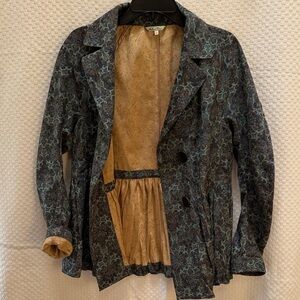 Chic Patterned Women's Blazer